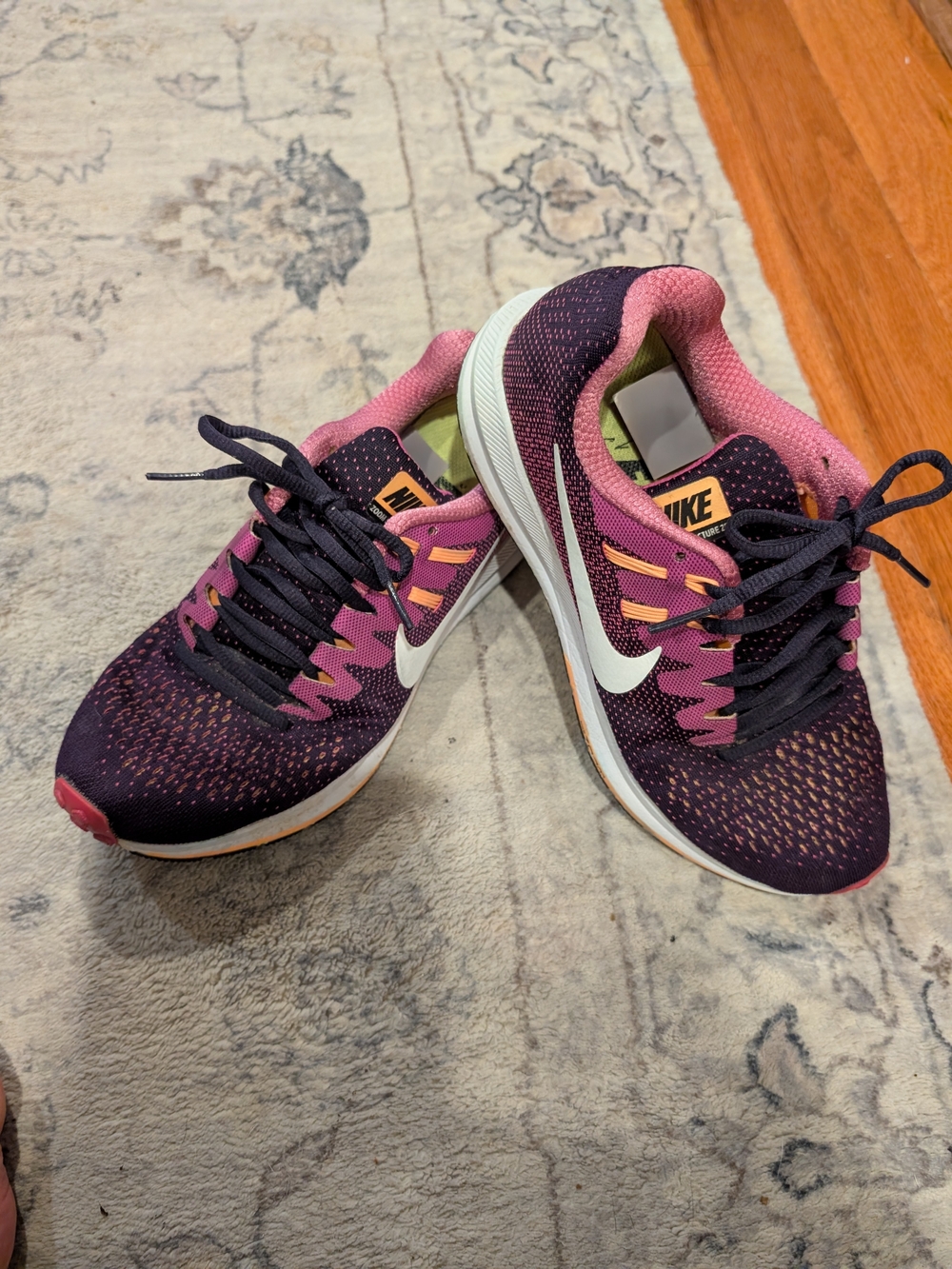 Nike Women’s Athletic Running Shoes - Purple with Pink Accents